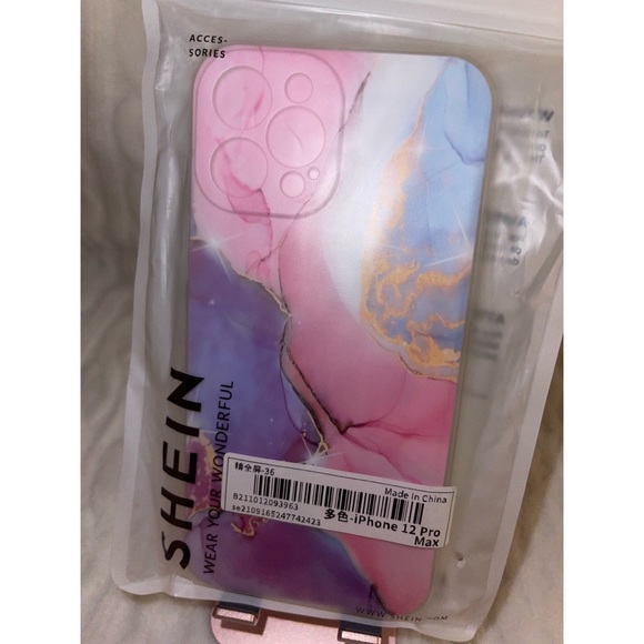 Sparkle Marble Pattern Pink iPhone 12 Pro Max Case 💖 - Picture 10 of 17